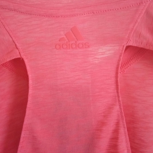 Adidas Women's Contemporary Tee - prime pink DU1321 - Picture 6 of 10